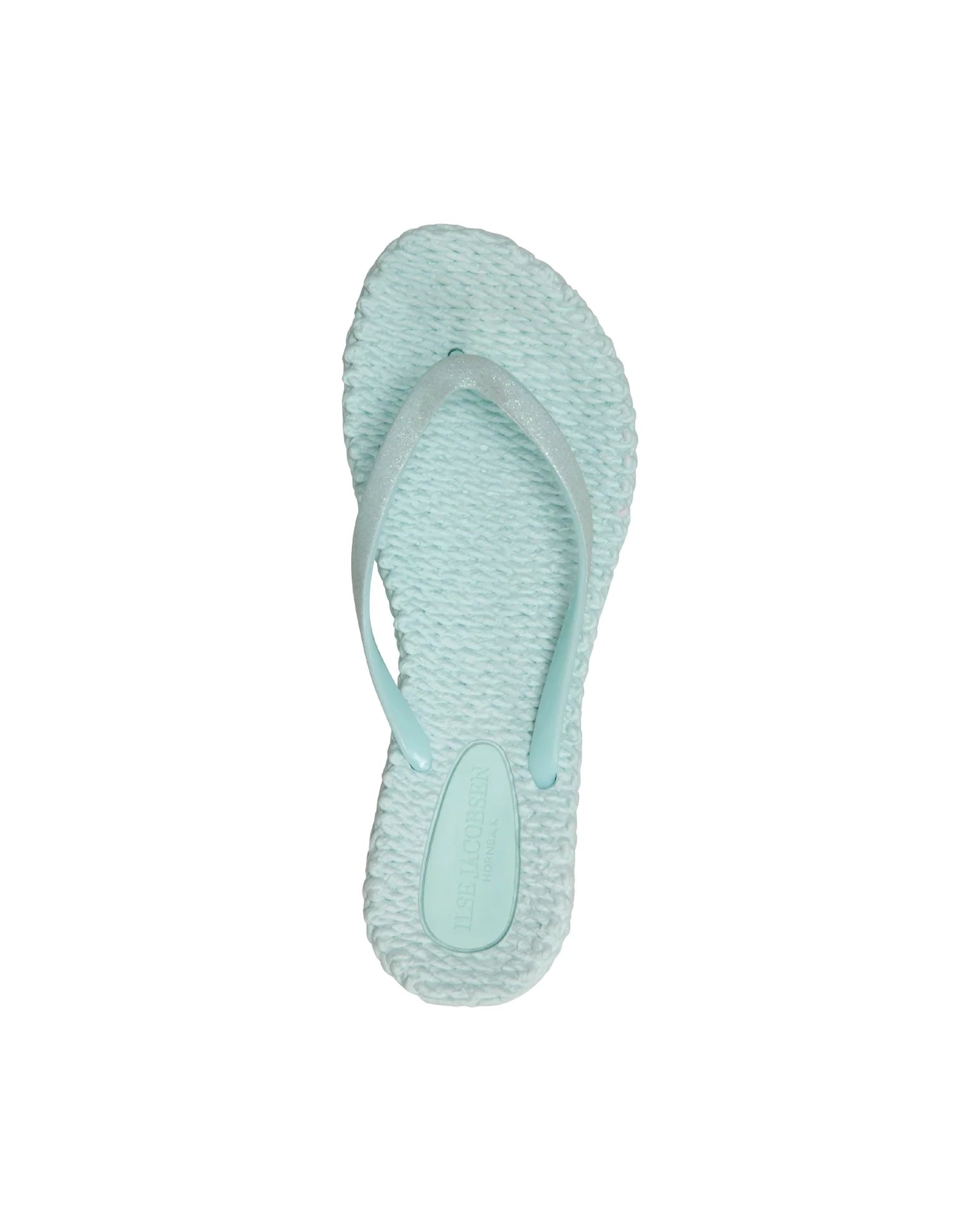 Ilse Jacobsen Cheerful Flip Flop with Glitter - Jade Mint