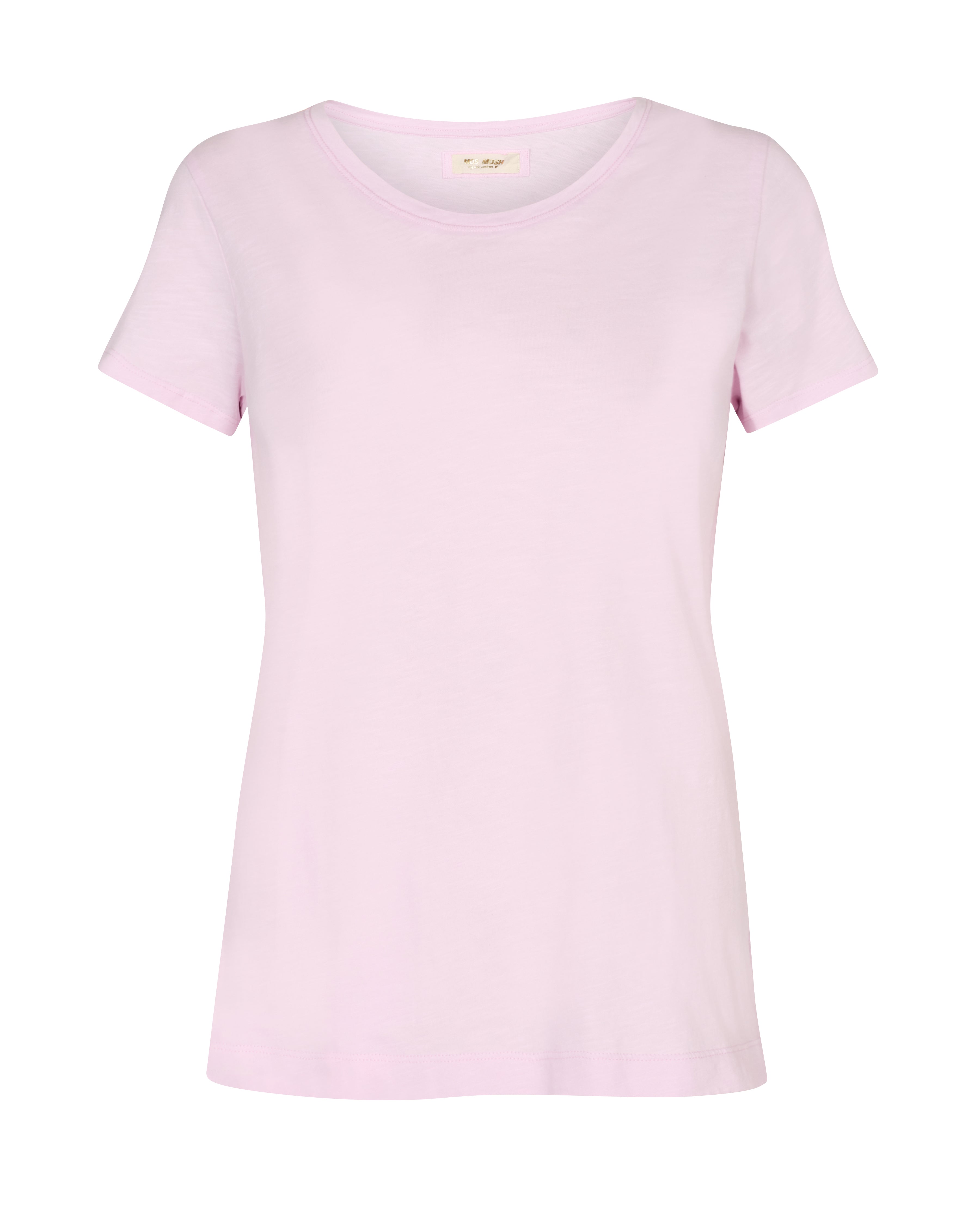 Mos Mosh Arden Organic O Neck Tee - Light Lilac