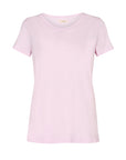 Mos Mosh Arden Organic O Neck Tee - Light Lilac