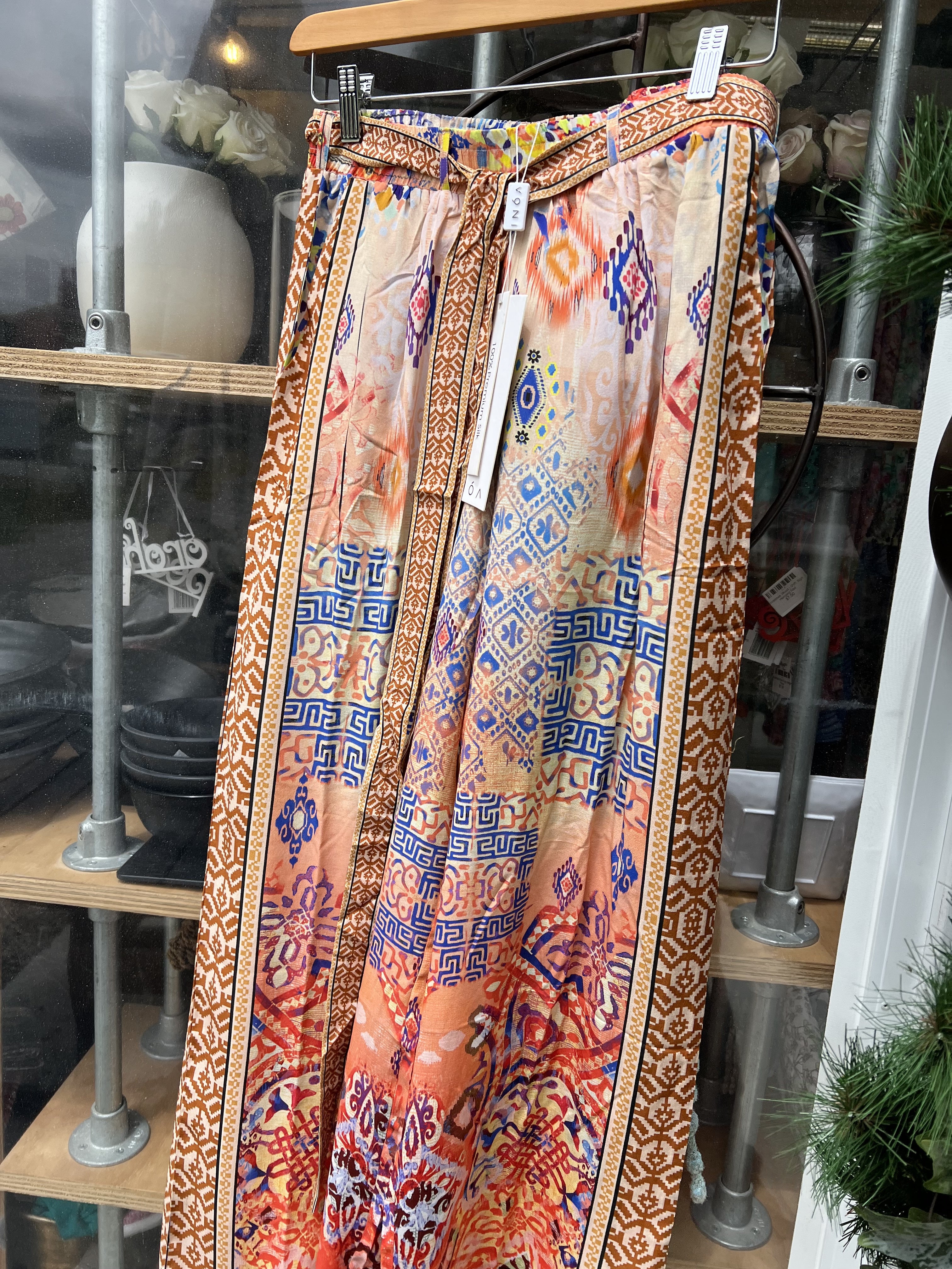 INOA Silk  Darjeeling Slouch Trousers