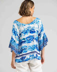 INOA Boho Top - Marseila Blue Florali