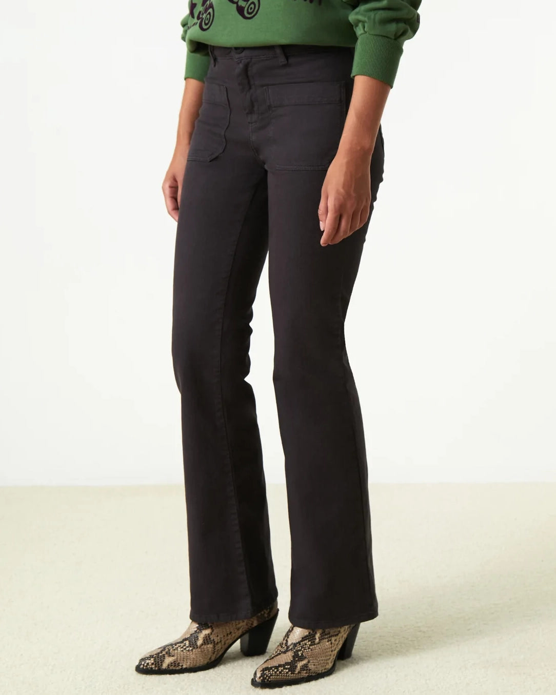 Leon & Harper Perfect Plain Trousers - Carbone