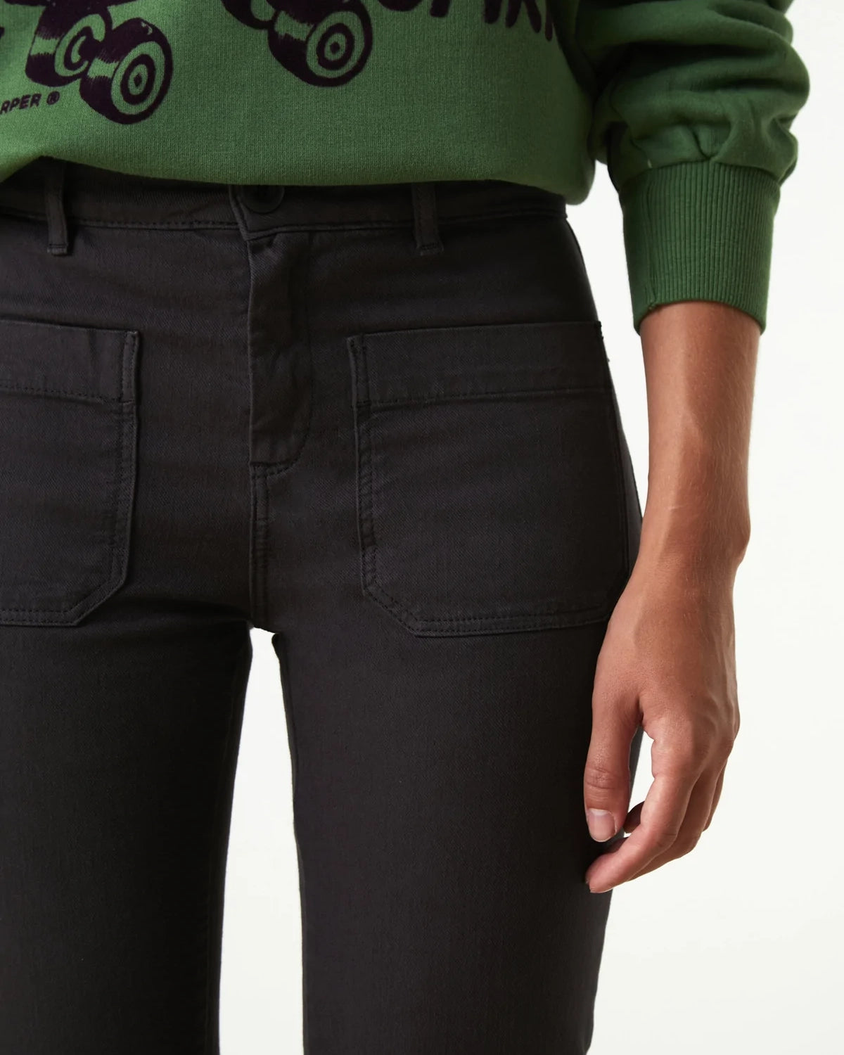 Leon & Harper Perfect Plain Trousers - Carbone