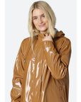 Ilse Jacobsen Rain71G Glossy A-line Raincoat - Cashew