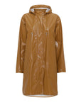 Ilse Jacobsen Rain71G Glossy A-line Raincoat - Cashew