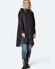 Ilse Jacobsen Rain 71 Light Detachable Hood Coat - Black