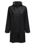 Ilse Jacobsen Rain 71 Light Detachable Hood Coat - Black