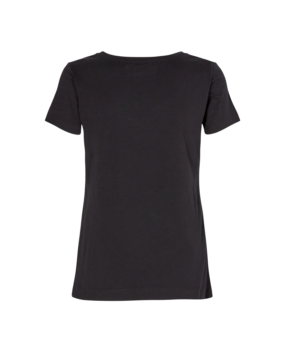 Mos Mosh Arden Organic V Neck Tee - Black