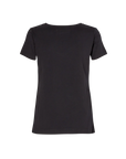 Mos Mosh Arden Organic V Neck Tee - Black