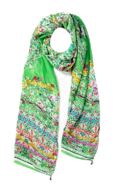 INOA Scarf - Versailles Gardenia Green