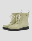 Ilse Jacobsen Short lace Up Boot - Olive Grass