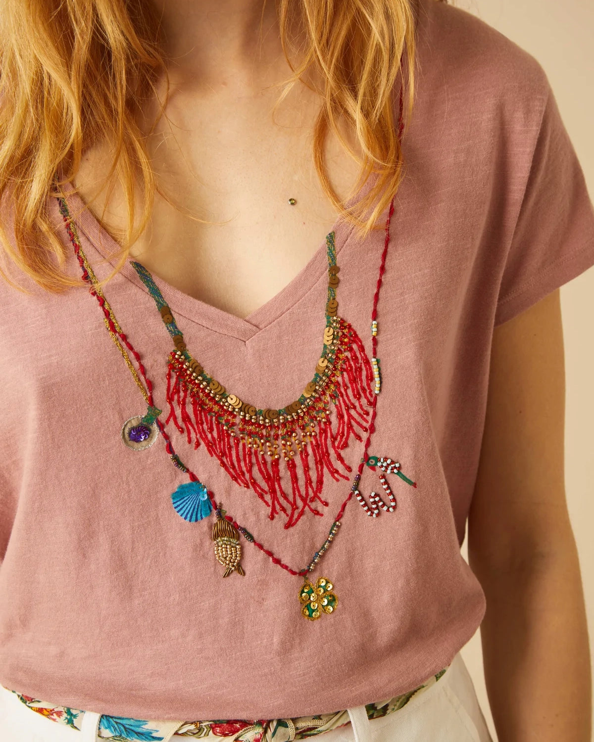 Leon & Harper Tonton Afrika T Shirt - Pink