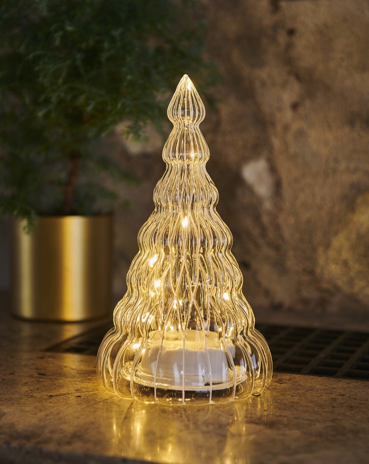 Sirius Lucy Tree w/ LED Lights 23.5cm - Clear