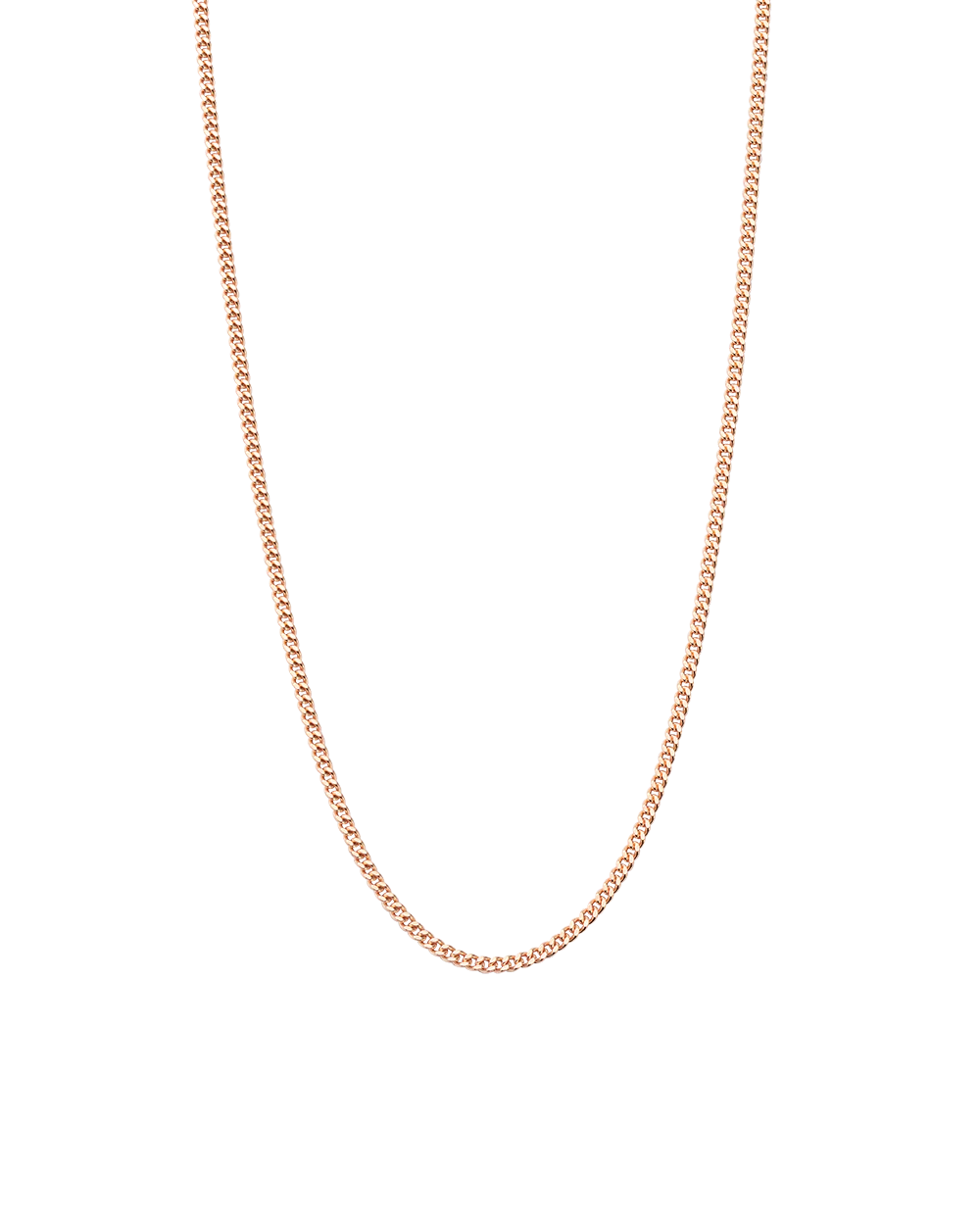 Kirstin Ash Rose Gold Plated Curb Chain