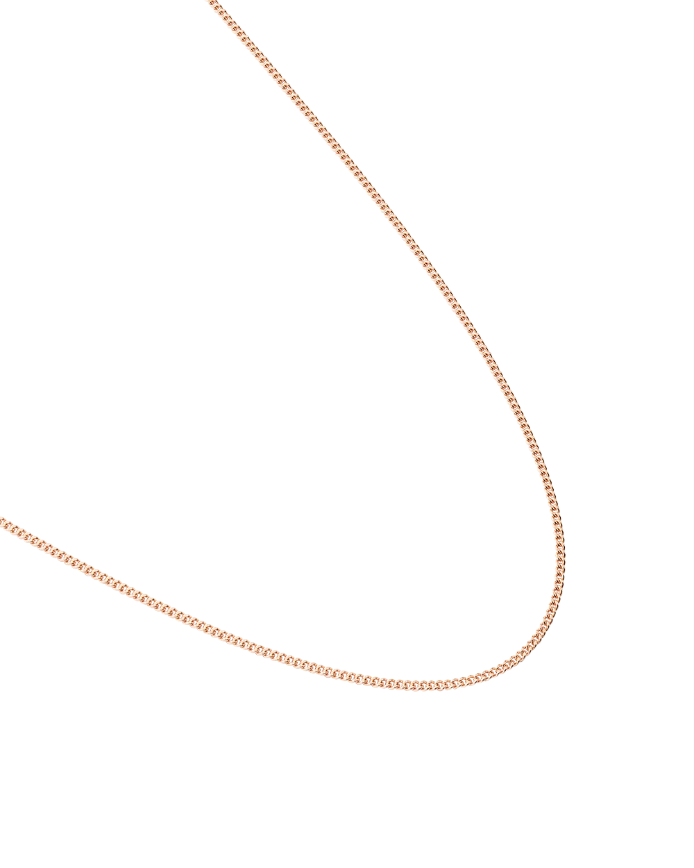 Kirstin Ash Rose Gold Plated Curb Chain