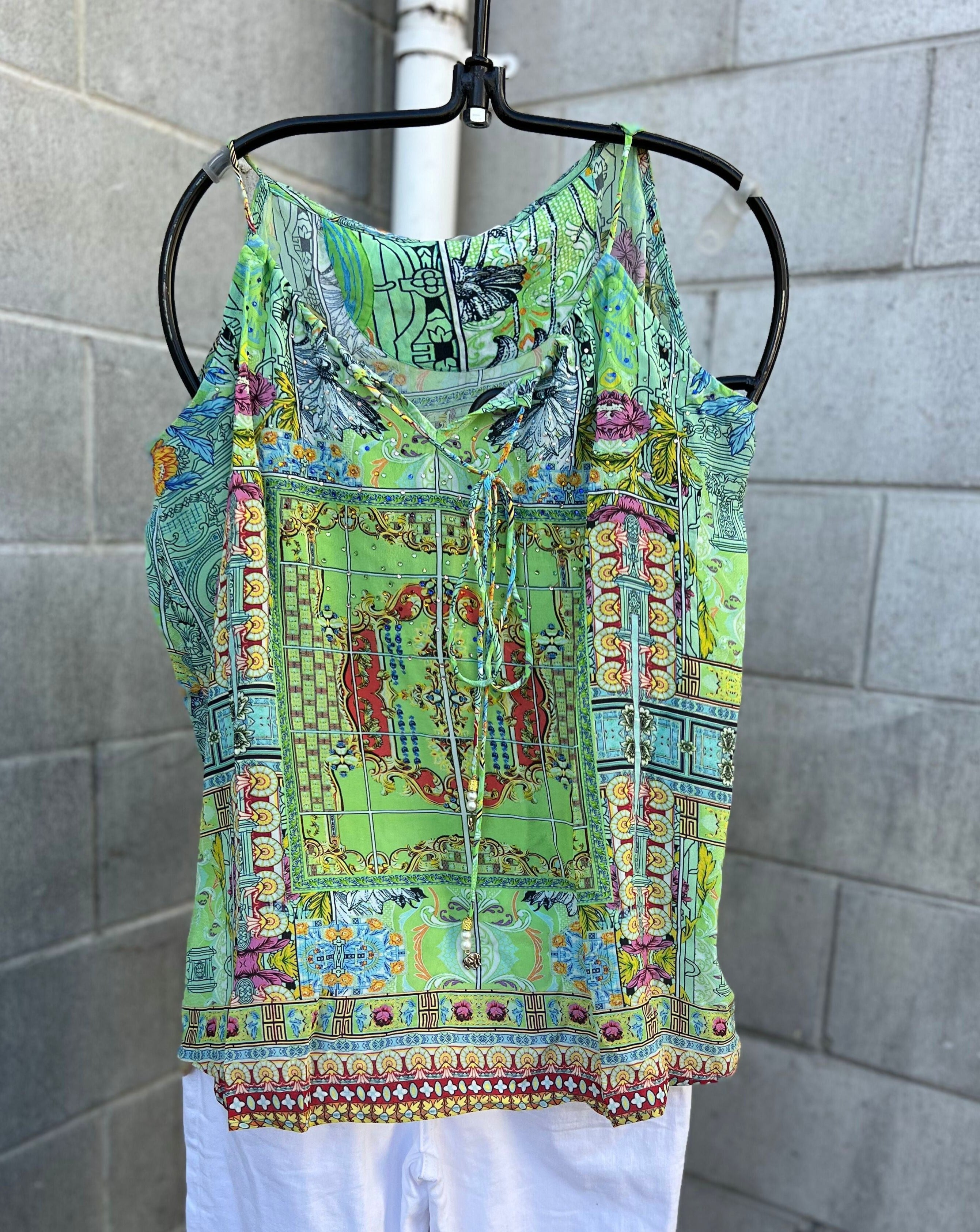 INOA Silk Paddle Cami - Capri