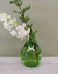 CC Interiors Handblown Vase - Emerald Green