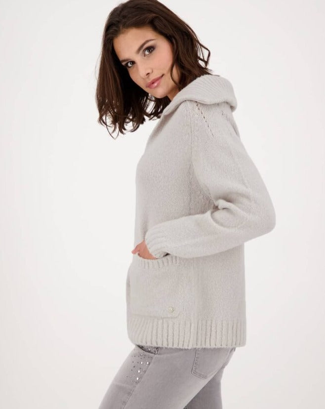 Monari Sweater Fleece Yarn in - Light Cloud