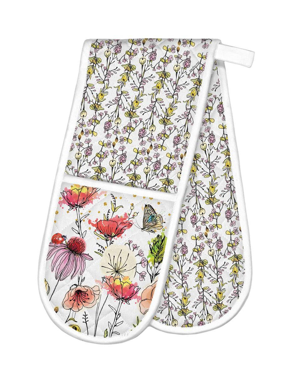 Michel Design Works Posies Double Oven Glove