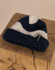 Mos Mosh Thora Stripe Knit Hat - Big Dipper blue