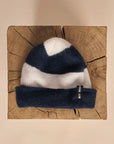 Mos Mosh Thora Stripe Knit Hat - Big Dipper blue