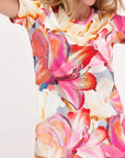 Monari Floral Sweat Midi Dress 407509