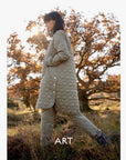 Ilse Jacobsen Knee Length Quilt Coat Art 06 - Sage