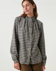 Leon & Harper Chypre Plaid Shirt - Black/Green