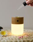 Gingko Smart Diffuser Lamp - White Ash