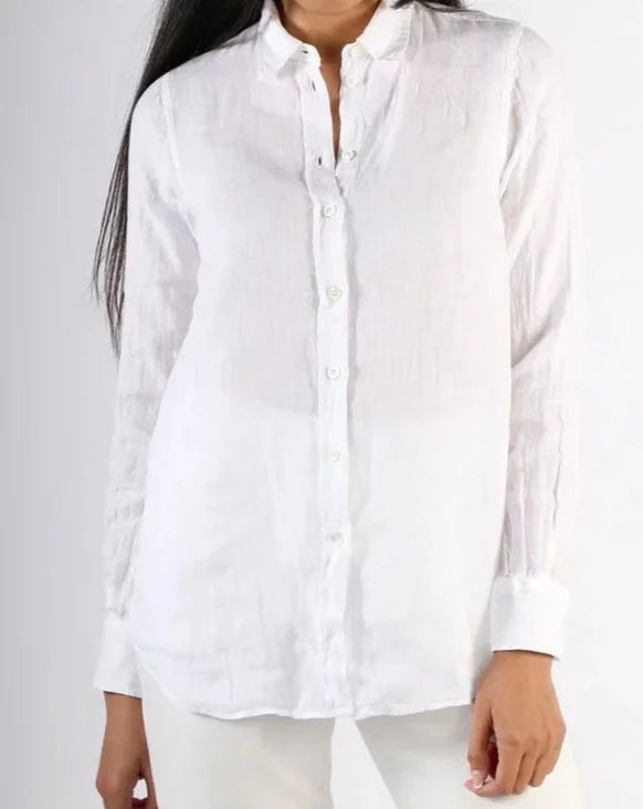 Mos Mosh Karli Linen Shirt - White