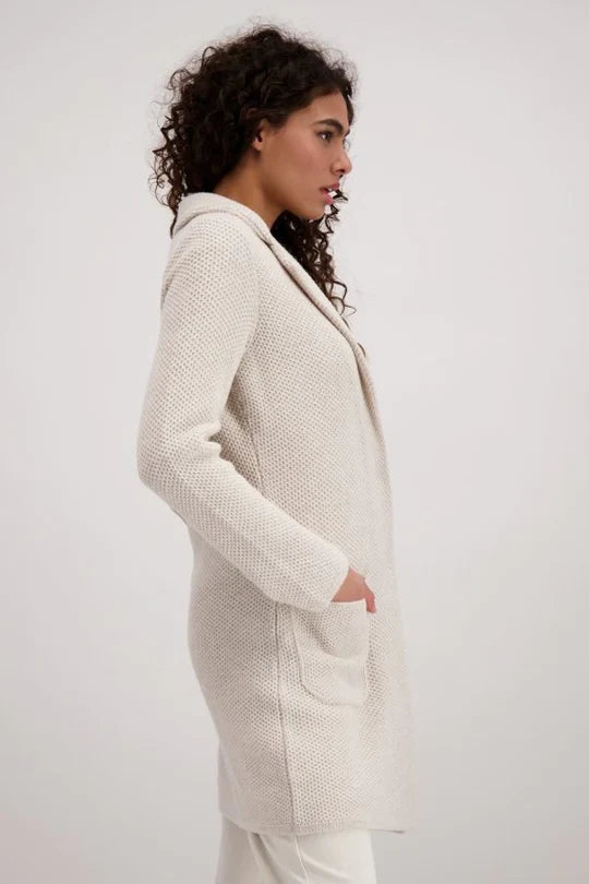 Monari Knitted Longline Cardigan/Coat Wool Blend - 806620