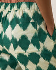 Leon & Harper Parna Diamond Pants - Green