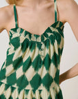 Leon & Harper Roar Diamond Dress - Green