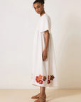 Leon & Harper Roe Brode Dress - White
