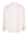 Mos Mosh Janis Stripe Shirt - Silver Pink
