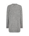 Mos Mosh Thora Long Cardigan - Grey Malange