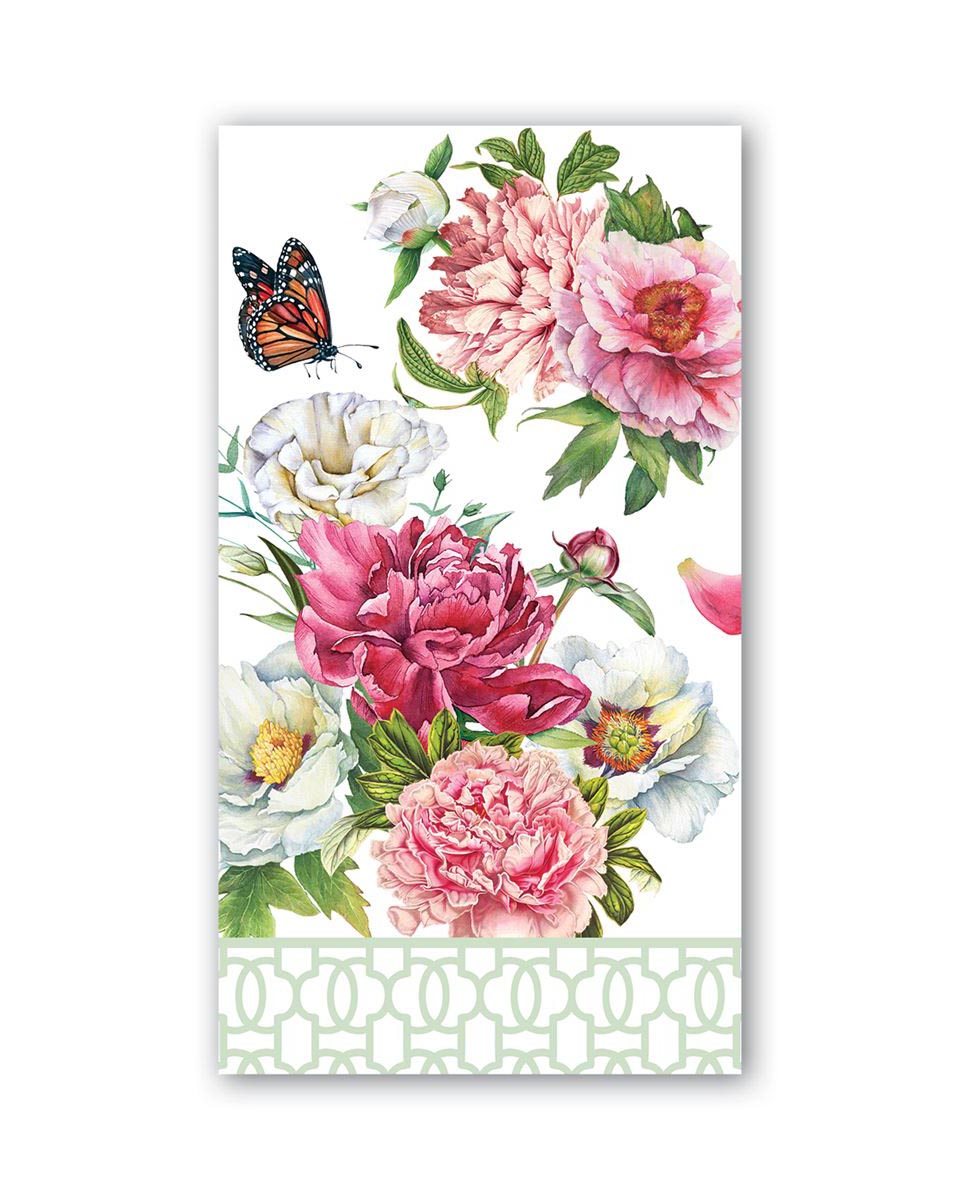 Michel Design Works Blush Peony Hostess Napkins