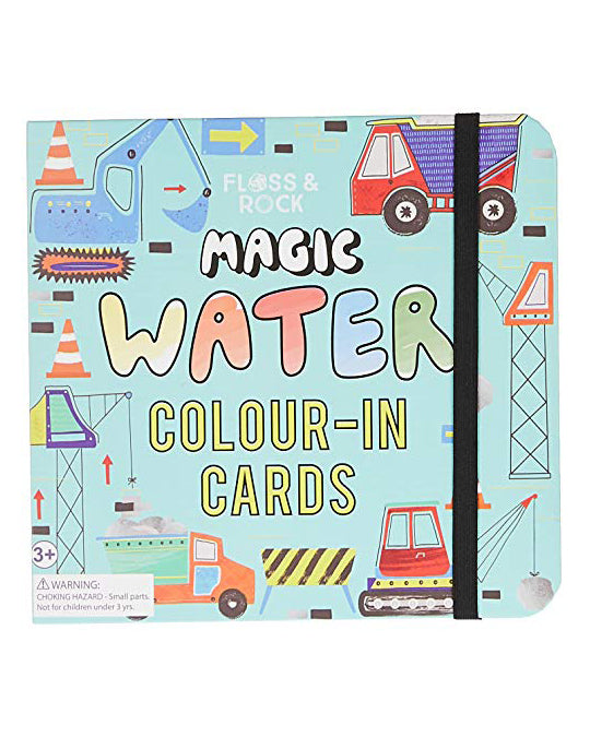 Floss &amp; Rock Magic Water Colour Cards - Construction