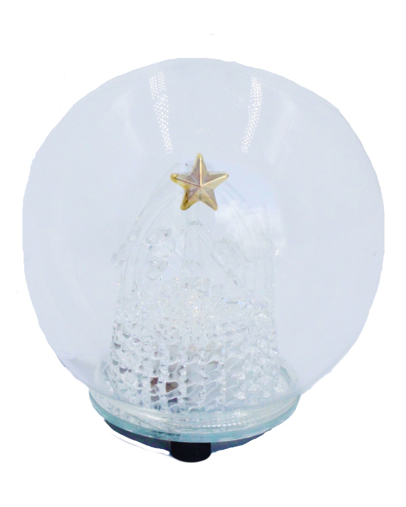 Christmas Heirloom Company Glass Dome Nativity w/ Light