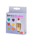 Legami Love is in the Glass Set of 6 Drink Markers