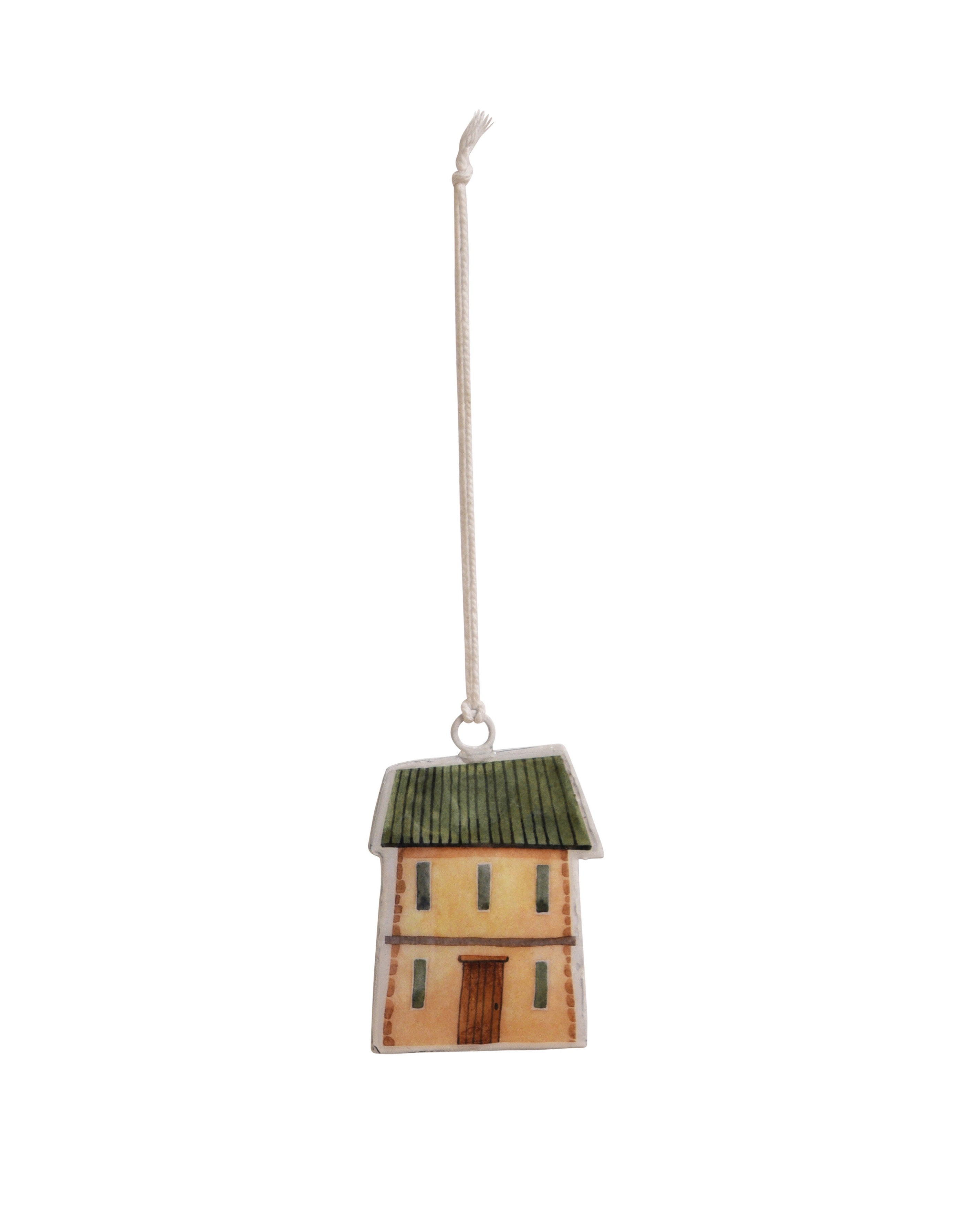 Maytime Enameled Hanging House w/ Brown Middle Door