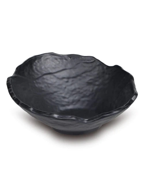 Bella Tavolo Meteorite Bowl - Black