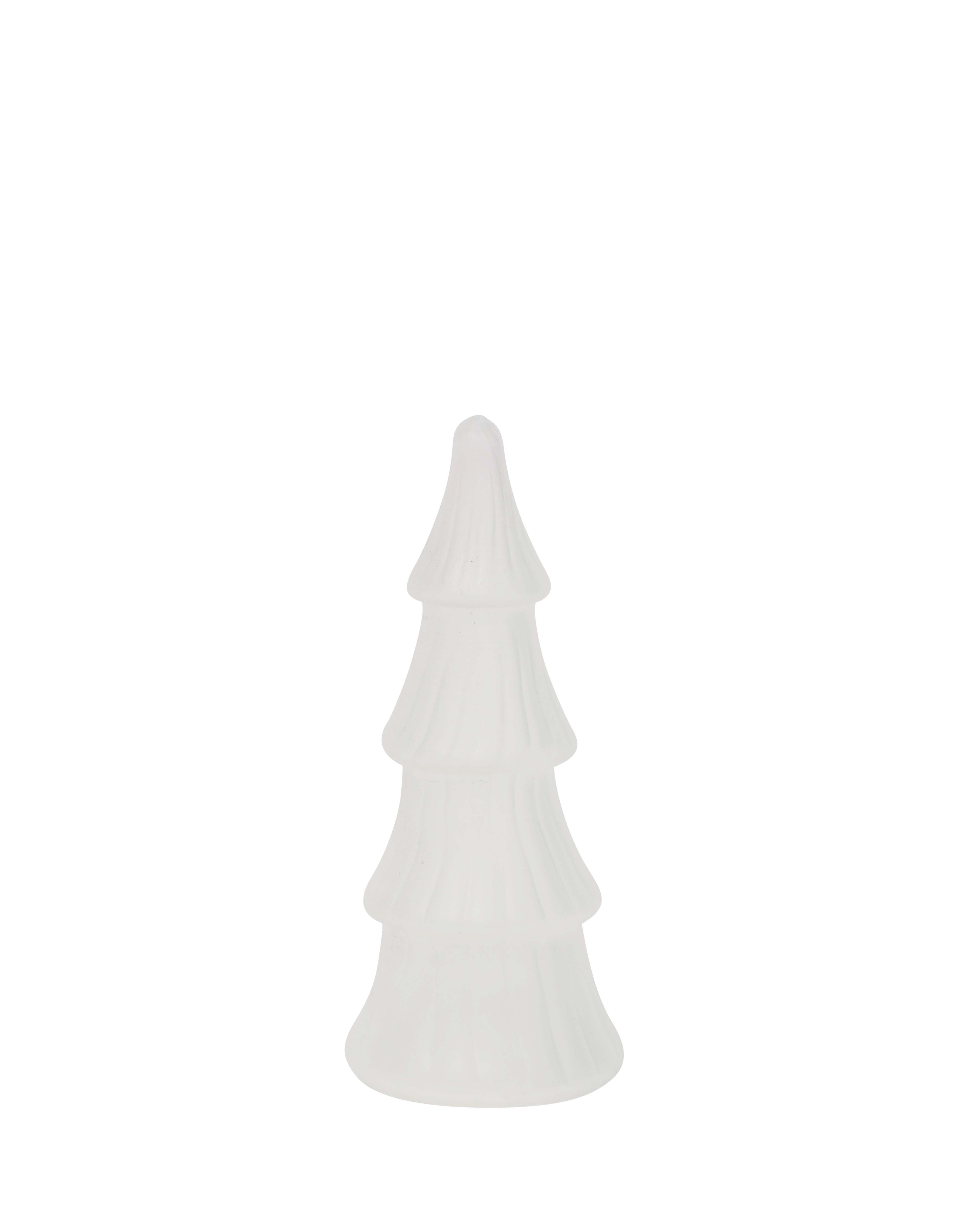 Maytime Tiered Frosted Glass Tree - Small