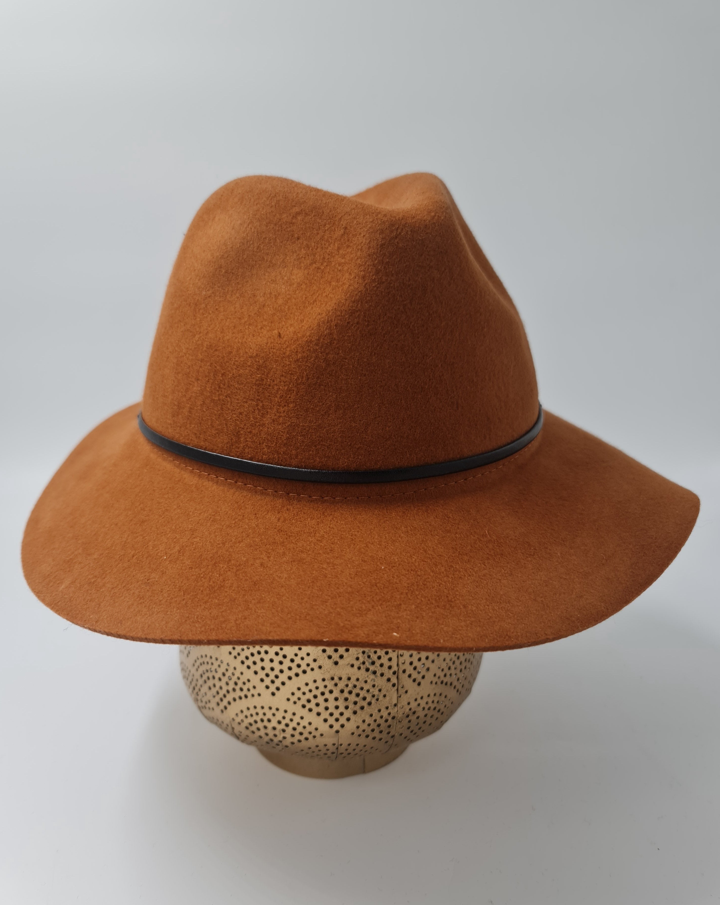 Free Spirit Panama Wool Hat Soft Brim - Honeycomb