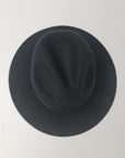 Free Spirit Soft Brim Panama Wool Hat-Black