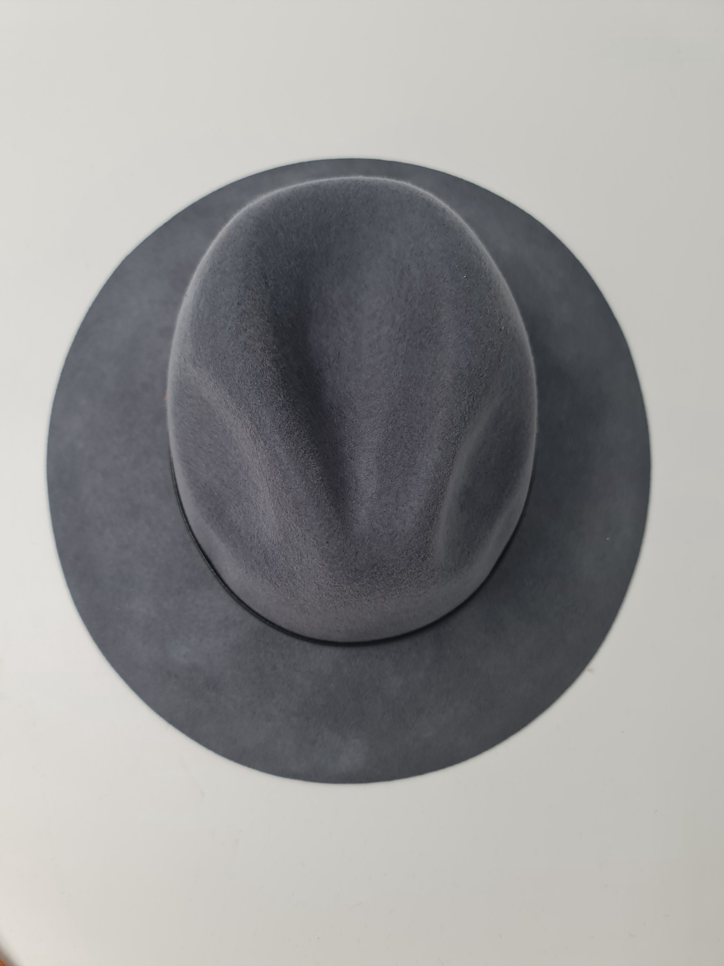 Free Spirit Panama  Soft Brim Wool Hat Soft Grey