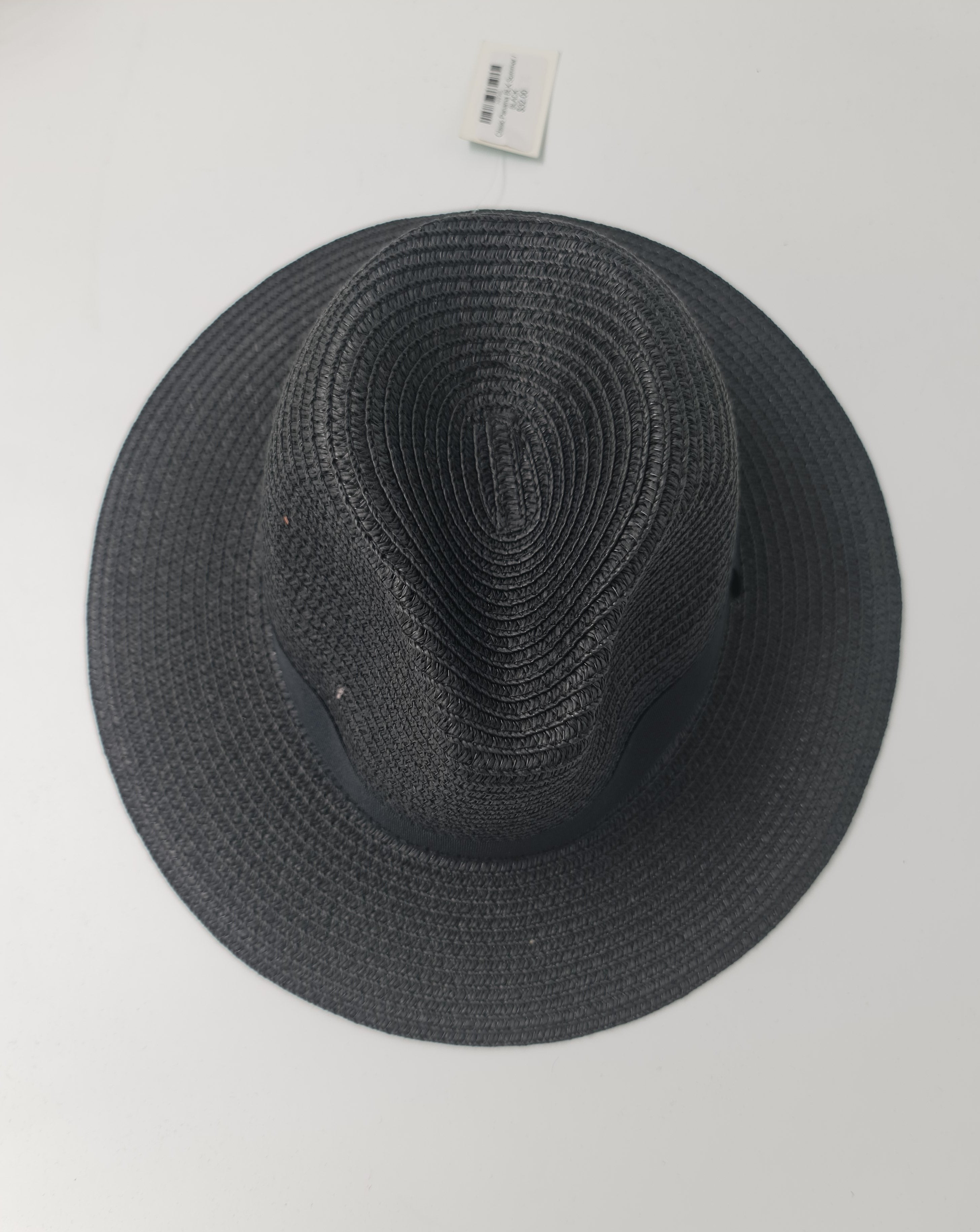 Free Spirit Classic Panama Summer Hat-Black