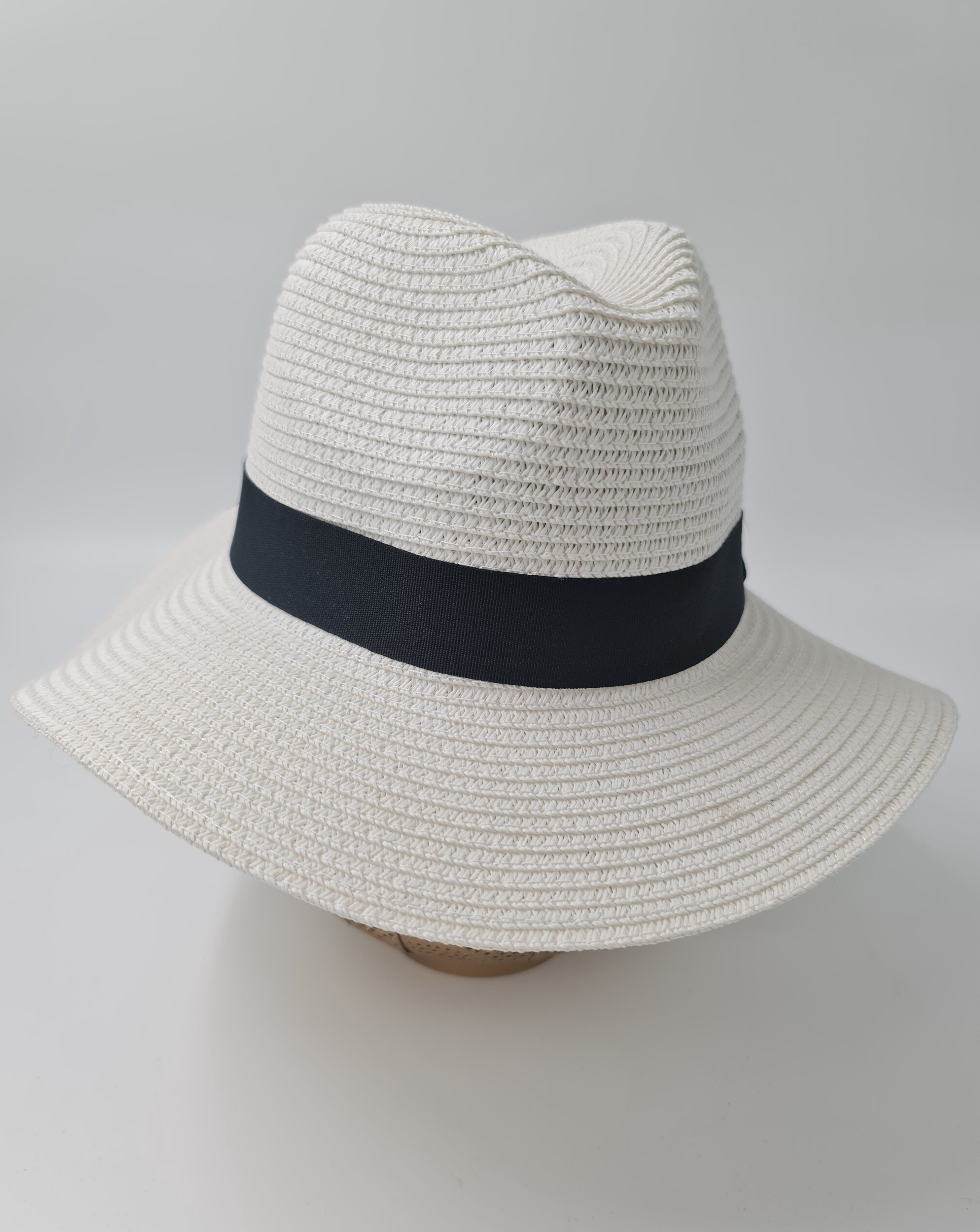 Free Spirit Classic Panama Summer Hat-White