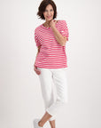 Monari Striped T-Shirt - Red/White