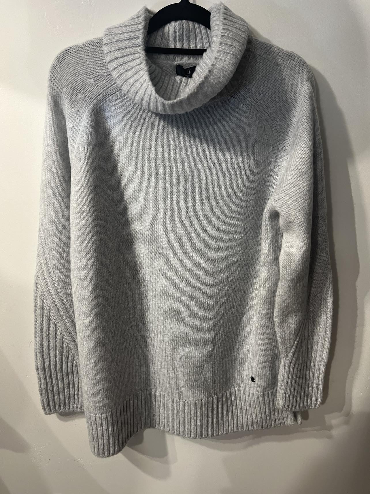 Monari Oversized Loose Polo Sweater - Grey 806644-850